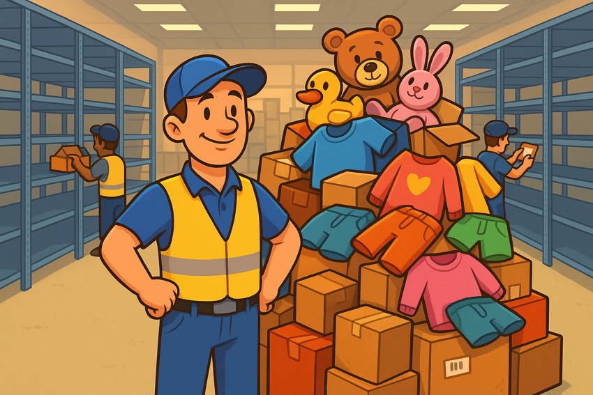 Trabajando con mercancías