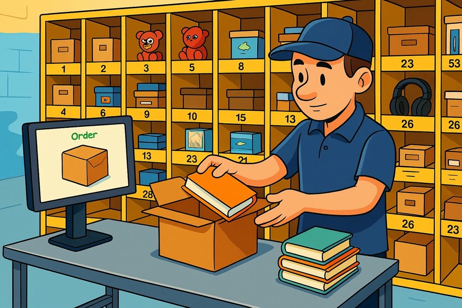 Empaquetando pedidos