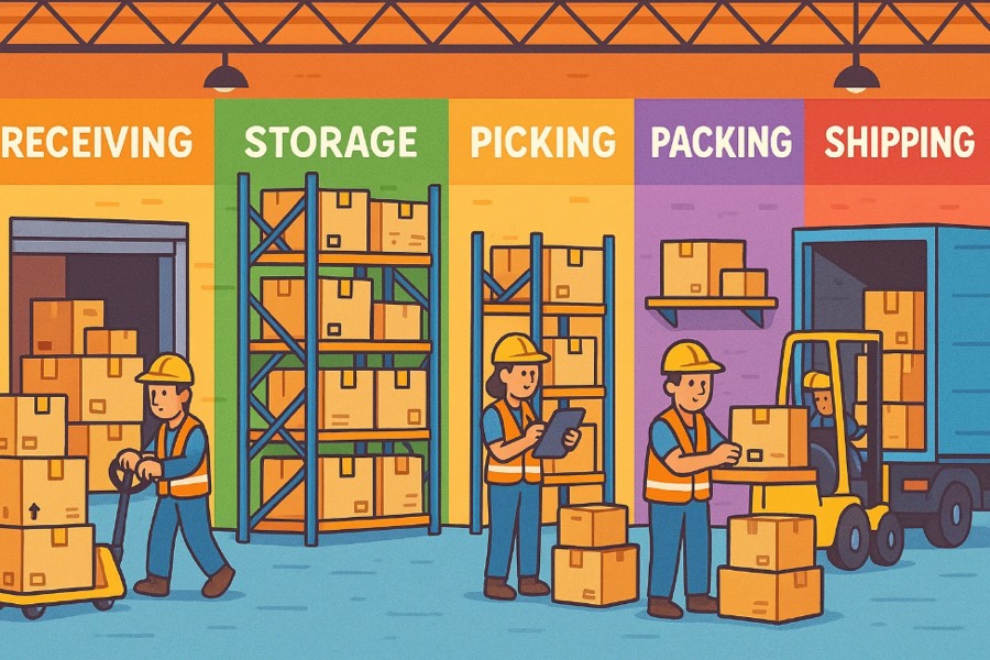 Zonificación en el almacén